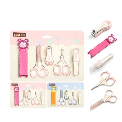 Picture of 10Pcs Set Baby Nail Trimmer Healthcare Kit Health Care Kit Portable Newborn Baby Grooming Kit Nail Safety Care Set