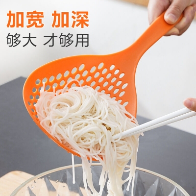 Picture of Dropshipping Kitchen Accessories Resistant Food Noodle Colander Long Handle Strainer Spoon