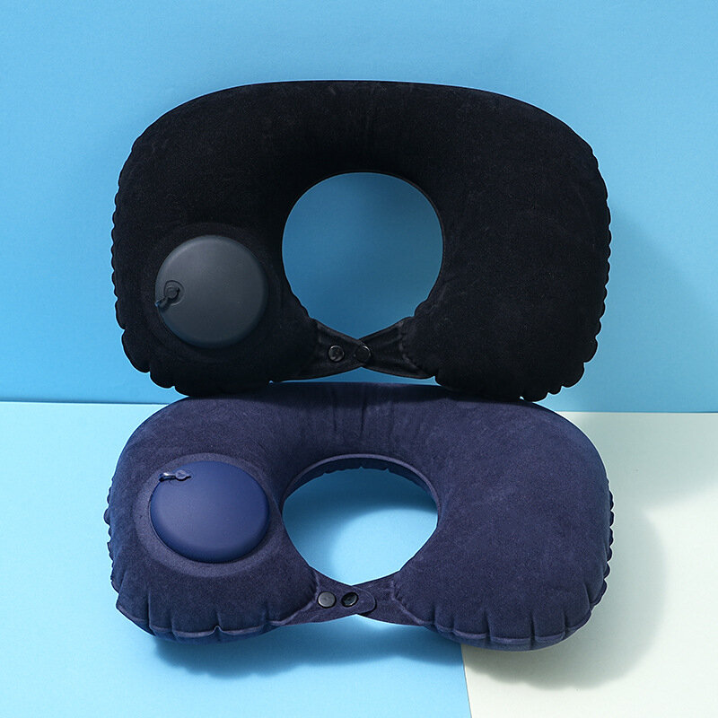 Picture of Portable  Airplane Self Fast Inflating Neck Pillow U Shape Pillow for Travel
