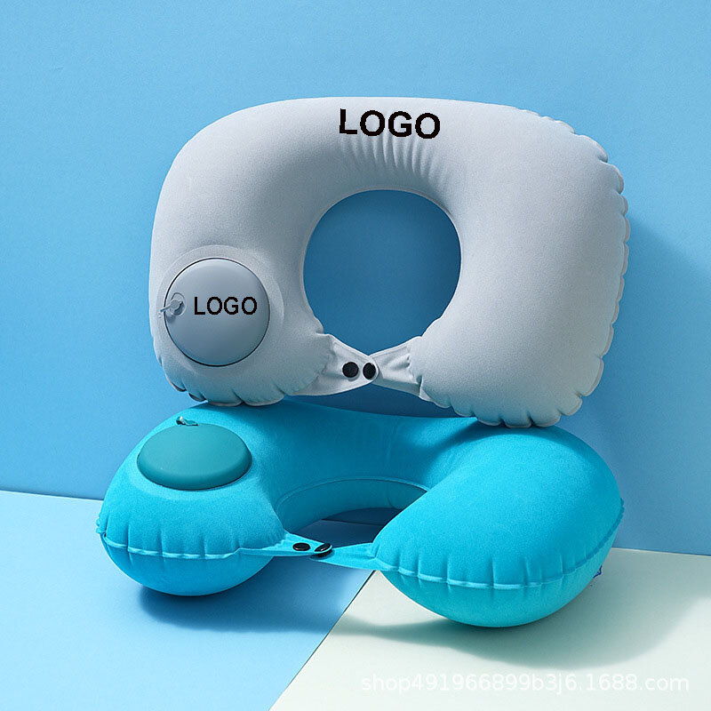 Picture of Portable  Airplane Self Fast Inflating Neck Pillow U Shape Pillow for Travel