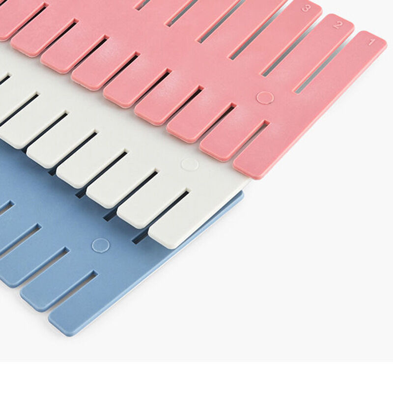 Picture of 4 Pcs Set Plastic Drawer Storage Organizer for Underwear Clothes Drug Cosmetics Desktop Office Kitchen Sundry Free Cutting Rack Board