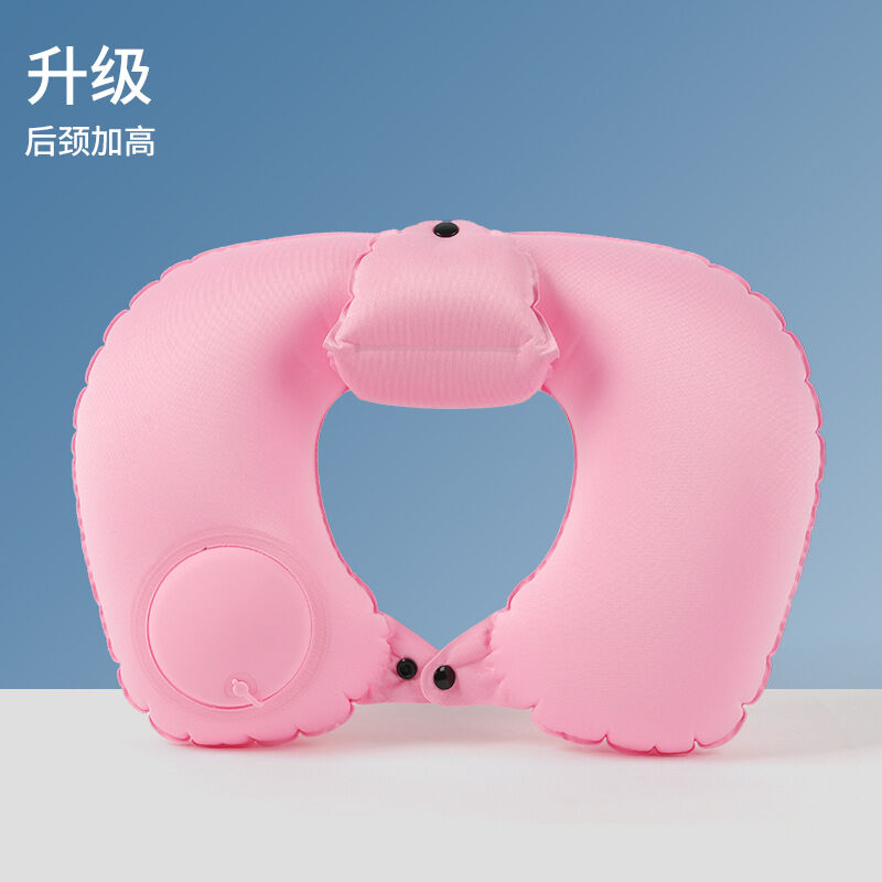 Picture of Foldable Press Inflatable Pillow Portable Airplane Neck Travel U-shaped Pillow for Travel