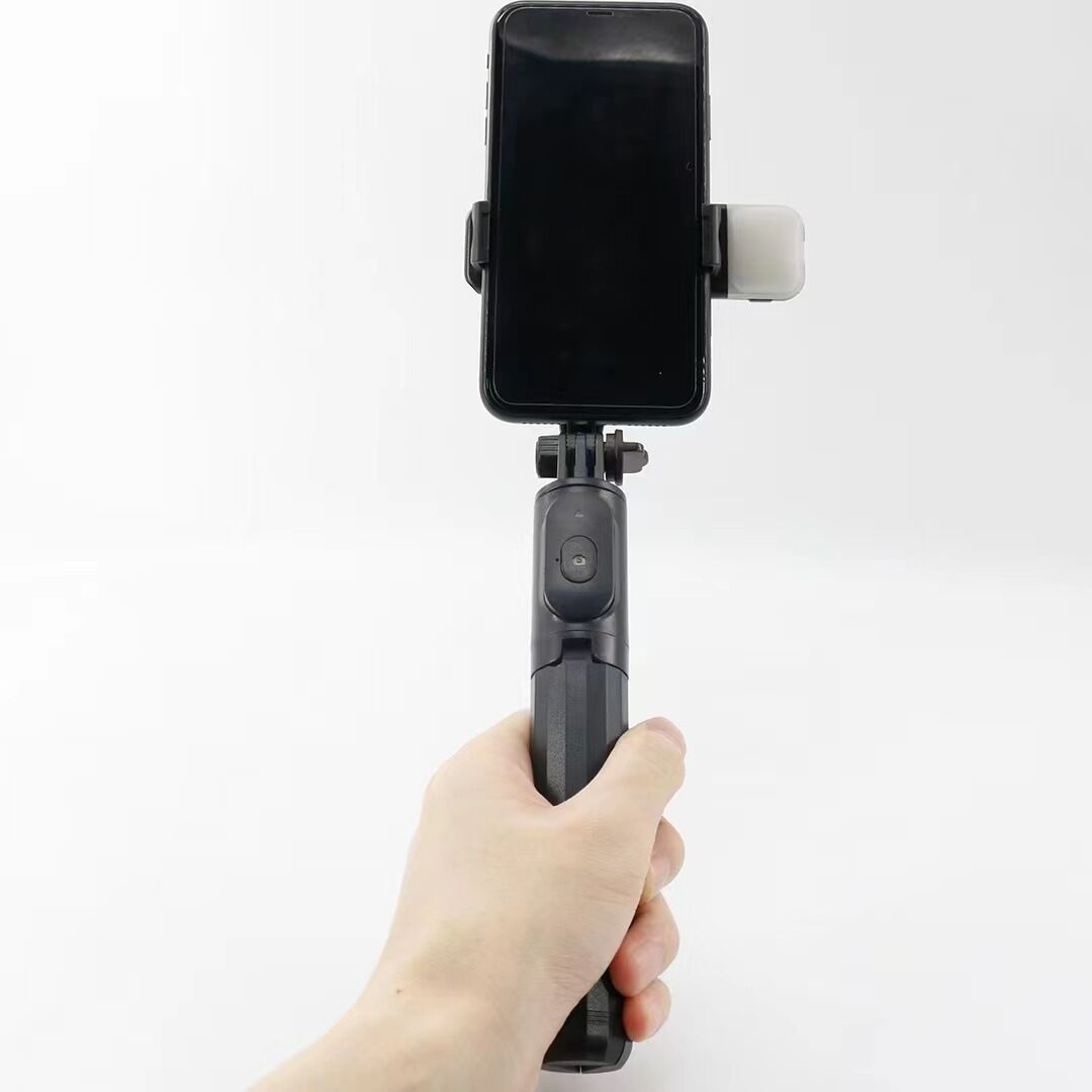 Picture of Q07 Bluetooth Integrated Selfie Stick with Light and Bluetooth Remote Control