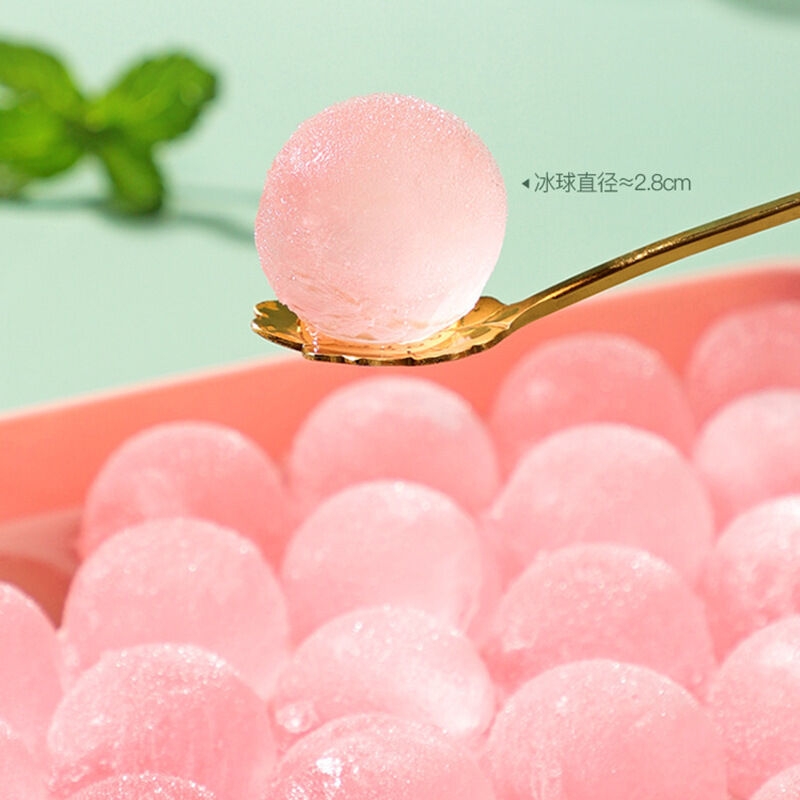 Picture of 1 pcs Creative DIY Ice Cube Mold Food Grade Spherical Ice Tray with Lid Household Ice Tray Ice Cube