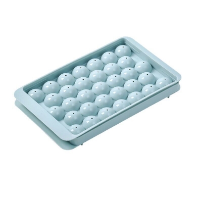 Picture of 1 pcs Creative DIY Ice Cube Mold Food Grade Spherical Ice Tray with Lid Household Ice Tray Ice Cube