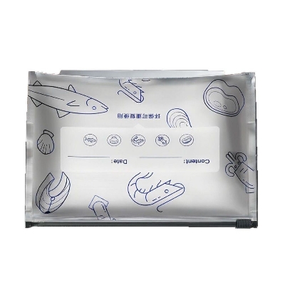 Picture of 15 Pcs combo Fresh-keep Zip Lock Bags Smart Label Freezer Snack Meat Storage Foil Pouch Unique Aluminum Ziplock Frozen Bag for Food Packaging