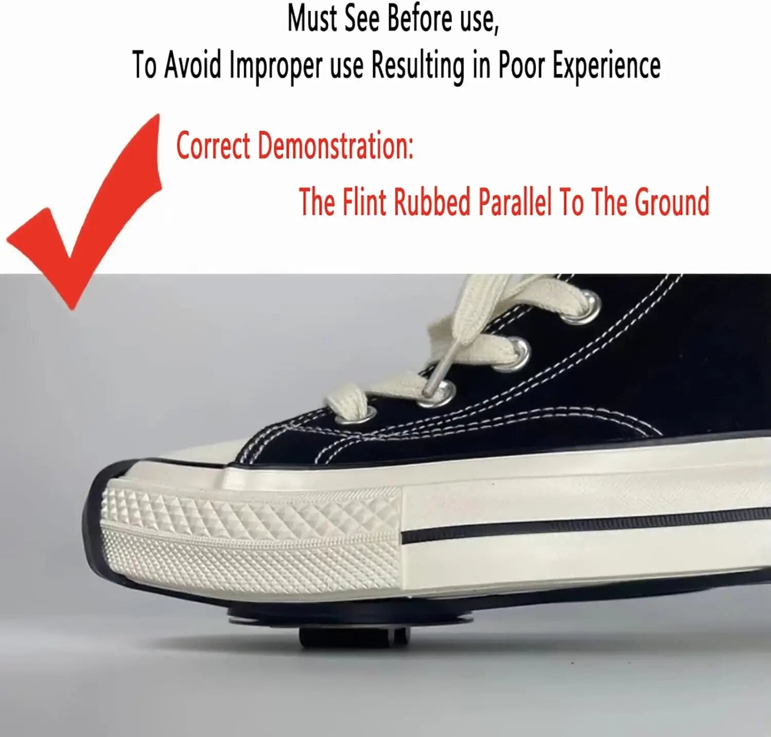Picture of 4 pcs  Motorcycle Shoe Covers & Flint Pads with Sliders Sole Friction Flame & Spark