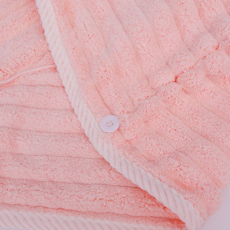 Picture of Dry Hair Hat - Home Use, Fresh and Cute, Thick and Soft, Comfortable and Absorbent, Fluffy Headband for Drying Hair