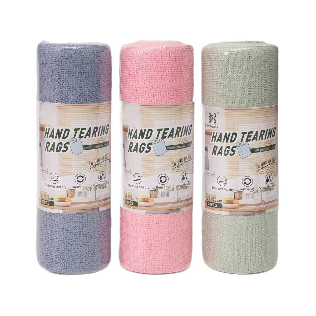 Picture of Antibacterial Multi-purpose Hand Tearing Rags