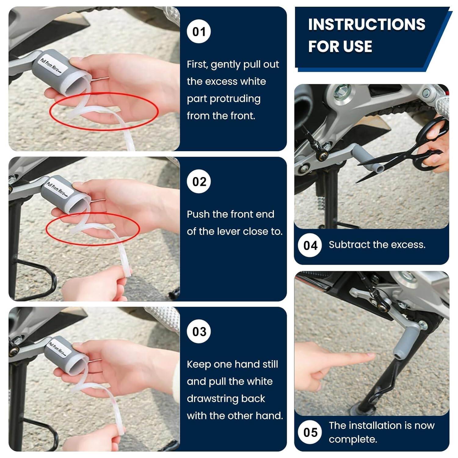 Picture of Anti-Slip Silicone Self-Retracting Gear Shift Cover