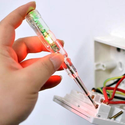 Picture of Neon Electrical Voltage Tester Pen