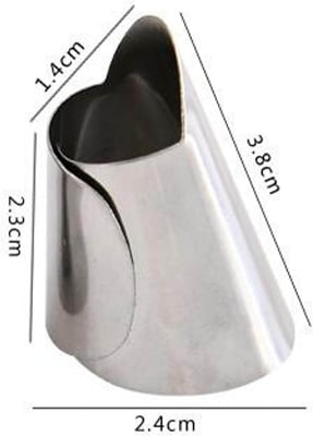 Picture of Stainless Steel Finger Protector for Vegetable cutting