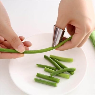 Picture of Stainless Steel Finger Protector for Vegetable cutting
