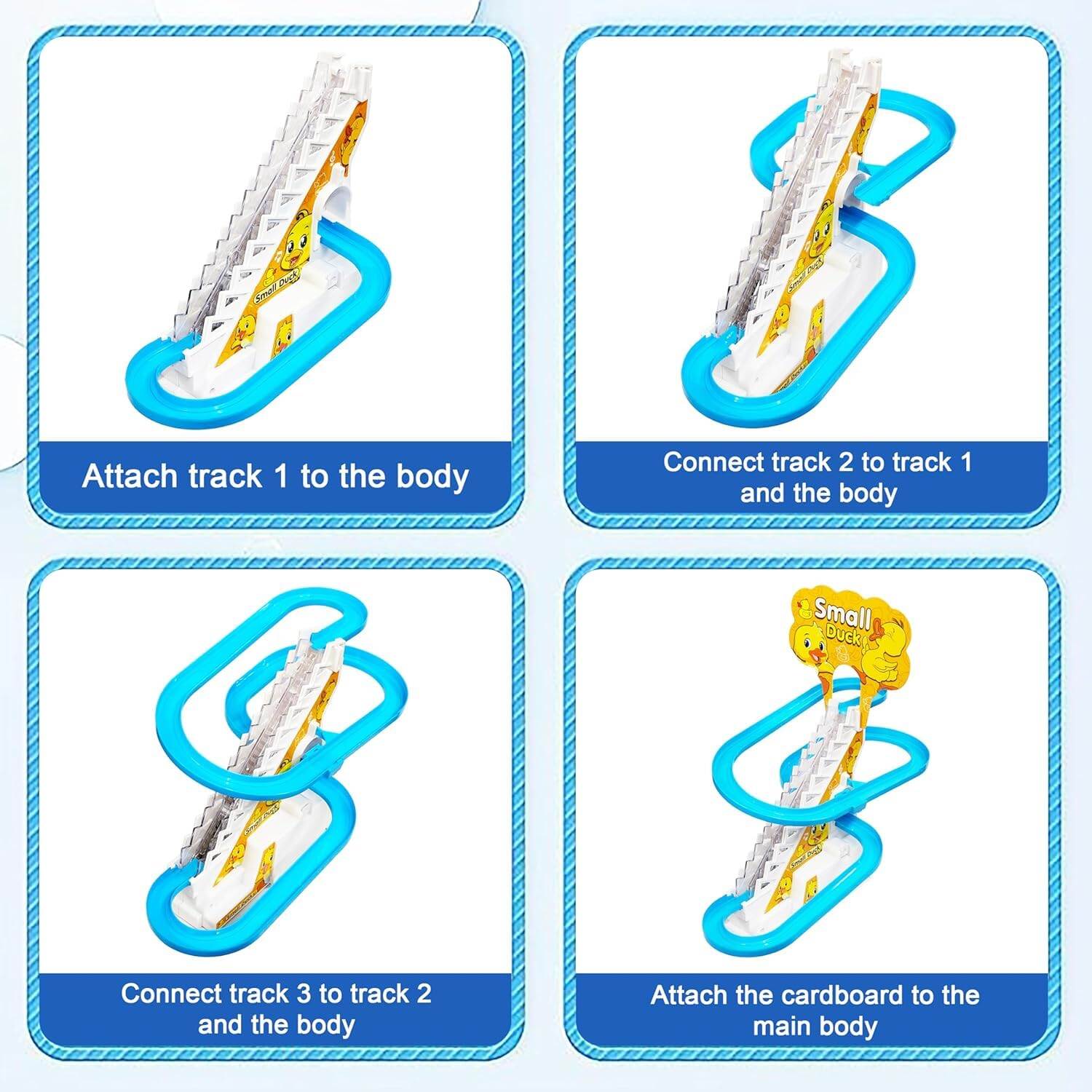 Picture of Musical Duck Climbing Stair Toy Set for Kids