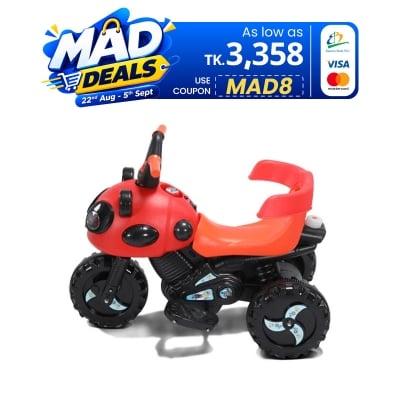 Picture of Jim & Jolly Pikko Tricycle For Kids Indoor and Outdoor Ride Easy and Safe for 2-5 Years Baby Kids