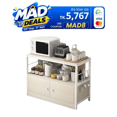 Picture of Iron Man Impressive Kitchen Cabinet Shelf Organizer with Utility Storage Shelf Rack