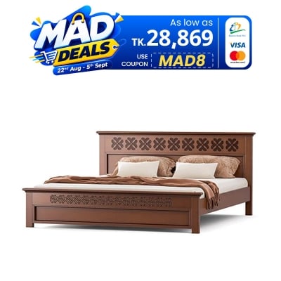 Picture of REGAL WOODEN BED- FLORIDA BDH-371-3-1-20 (King Bed)