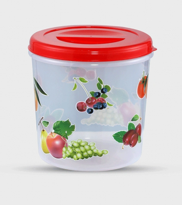 Picture of Storage Container 26L Printed Trans