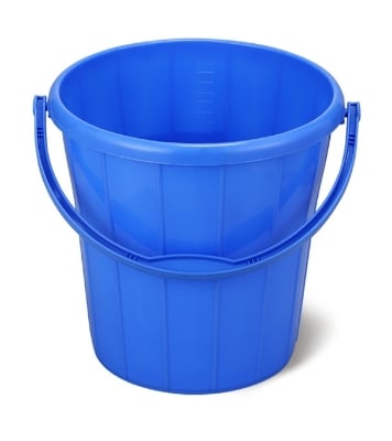 Buy Super Bucket Plastic Handle Blue 20 Liters Online