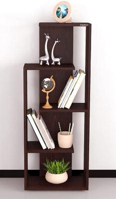Picture of Furnix 5-Tier Book Shelf Rack – Modern Display Storage Shelves for Books & Home Décor, Freestanding Bookcase for Living Room, Office (48×16×10 Inch) by Furnix