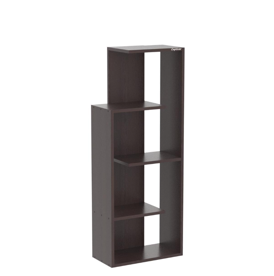 Picture of Furnix 5-Tier Book Shelf Rack – Modern Display Storage Shelves for Books & Home Décor, Freestanding Bookcase for Living Room, Office (48×16×10 Inch) by Furnix