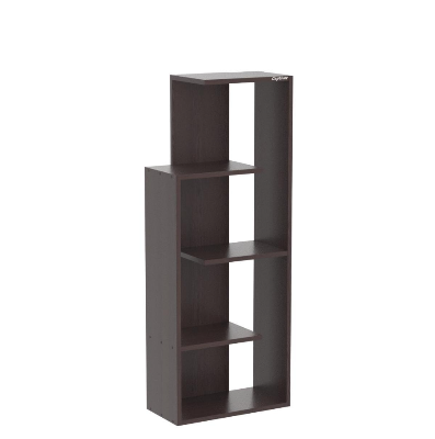 Picture of Furnix 5-Tier Book Shelf Rack – Modern Display Storage Shelves for Books & Home Décor, Freestanding Bookcase for Living Room, Office (48×16×10 Inch) by Furnix