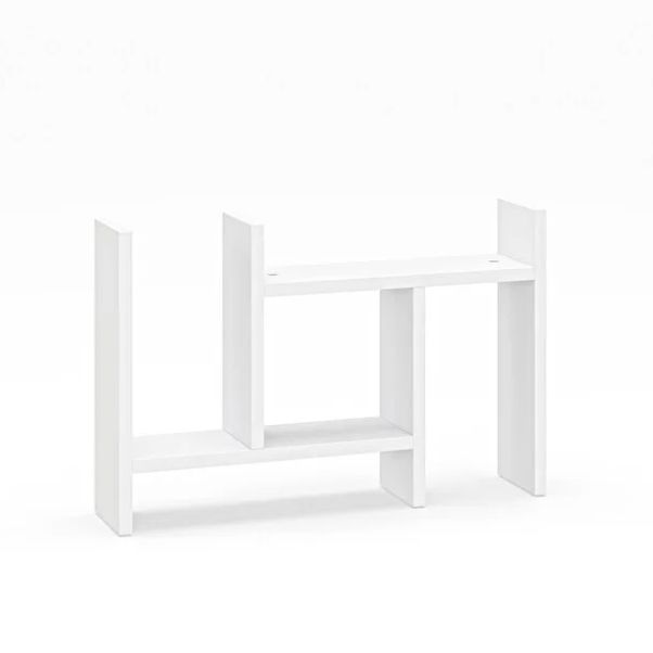 Picture of Furnix Adjustable Desktop Organizer Rack – Expandable Multi-Purpose Table Top Storage Shelf for Home & Office by Furnix Home Decor & Furniture