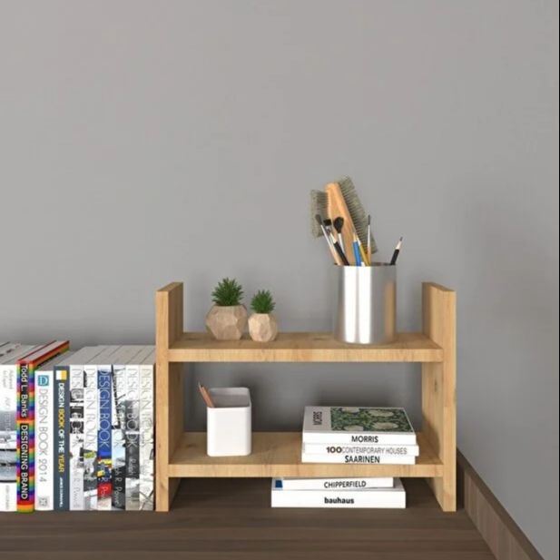 Picture of Furnix Multipurpose Desk Organizer Shelf – Tabletop Bookcase & Decorative Storage Rack for Home, Office & Kitchen by Furnix