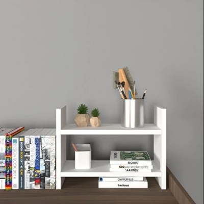 Picture of Furnix Multipurpose Desk Organizer Shelf – Tabletop Bookcase & Decorative Storage Rack for Home, Office & Kitchen by Furnix