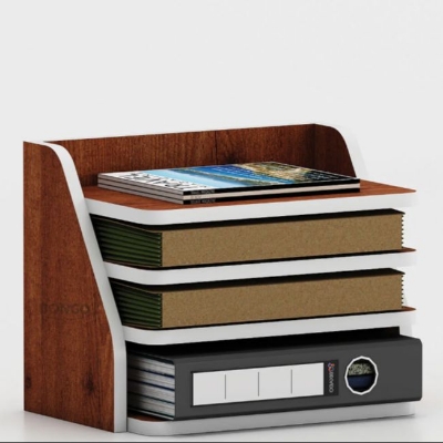 Picture of Furnix Table Top Desk Organizer Rack – Multipurpose Desktop Storage Shelf for Books, Files & Stationery, Space Saving Office & Home Organizer by FurnixBD