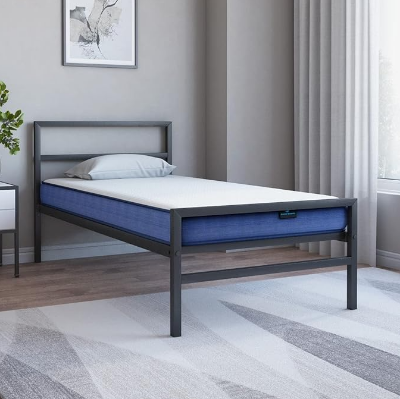Picture of Furnix Classic Metal Bed Frame for Bedroom – Heavy Duty Steel Platform Bed with Modern Design by FurnixBD