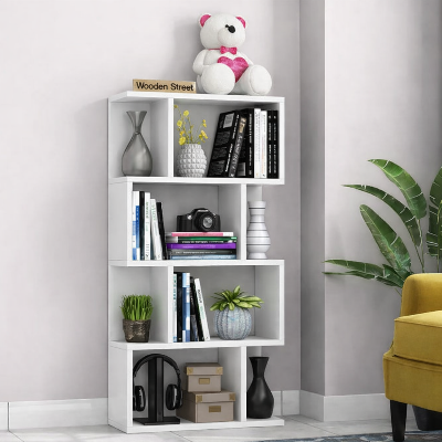 Picture of Furnix Stylish Bookshelf for Home Décor – Modern Display Rack for Living Room, Bedroom, Office & Study by Furnix