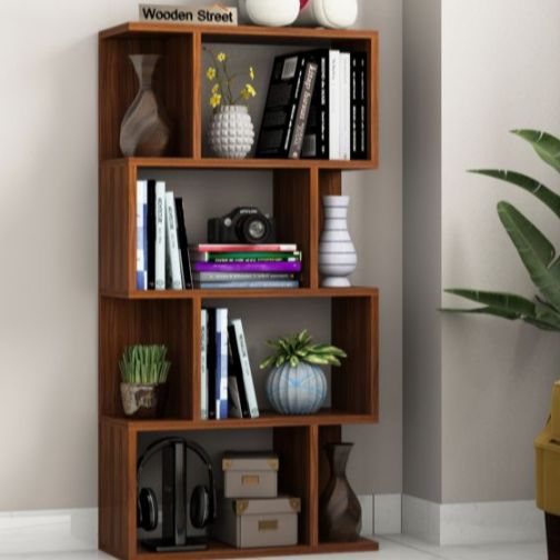 Picture of Furnix Stylish Bookshelf for Home Décor – Modern Display Rack for Living Room, Bedroom, Office & Study by Furnix