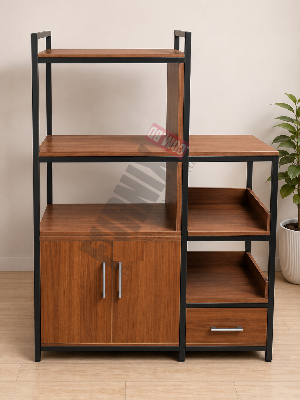 Picture of Furnix Kitchen Cabinet with Water Purifier Stand & Rice Cooker Rack – Multipurpose Kitchen Storage Organizer By Furnix .com.bd