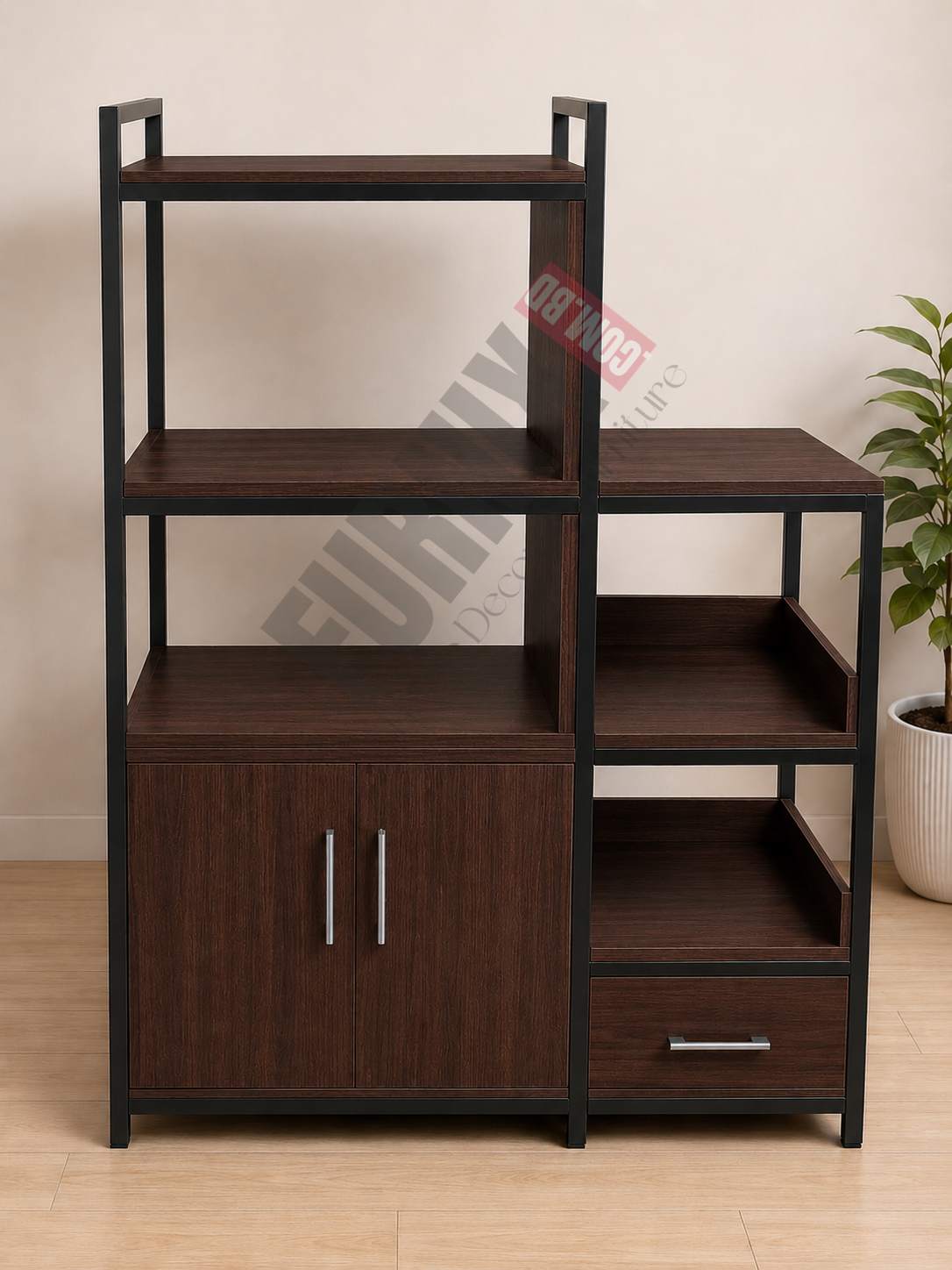 Picture of Furnix Kitchen Cabinet with Water Purifier Stand & Rice Cooker Rack – Multipurpose Kitchen Storage Organizer By Furnix .com.bd
