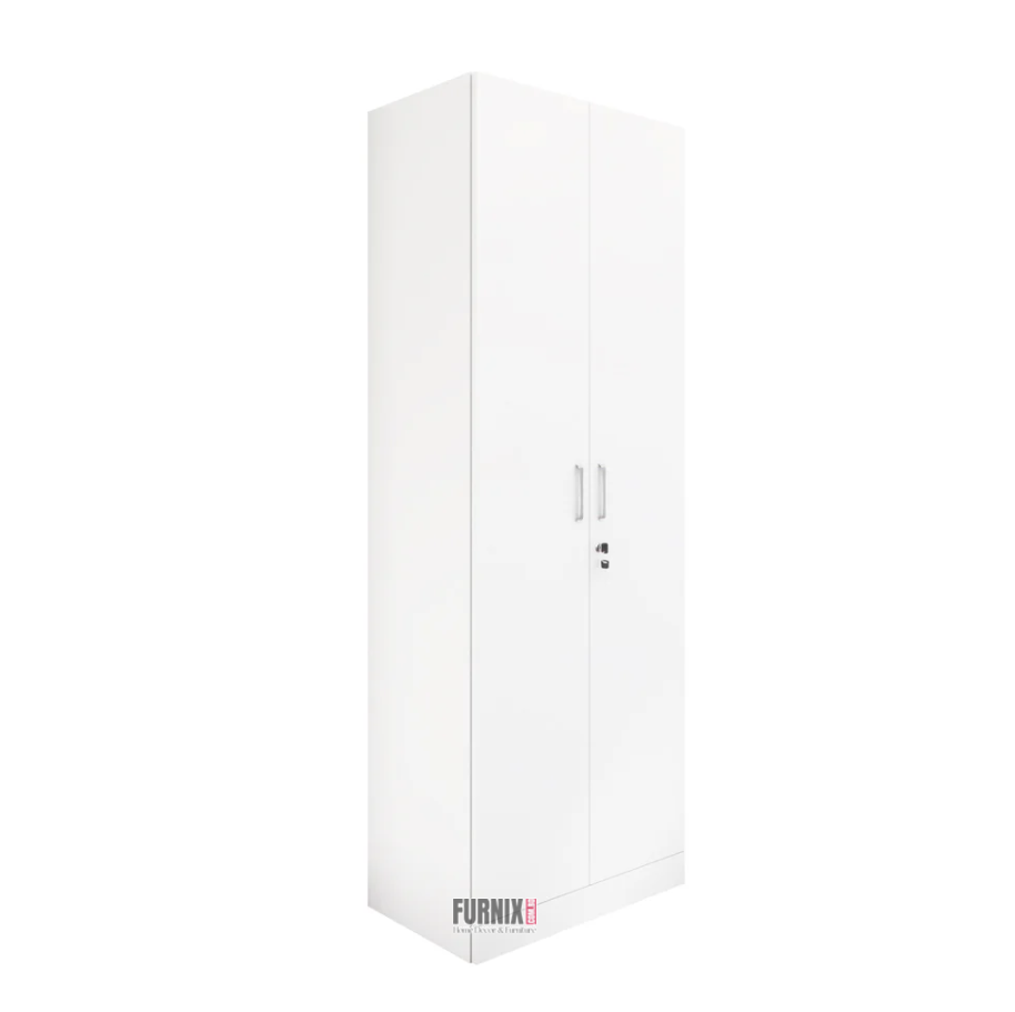 Picture of Furnix 2-Door Wardrobe with Shelf – Single Style Compact Storage Almira (70×24×12 in) by Furnix
