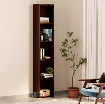 Picture of Furnix Simple 5 by 1 feet Book Shelf Cabinet Rack – Modern Display Shelving Unit for Home, Office & Living Room by Furnix Home Decor & Furniture