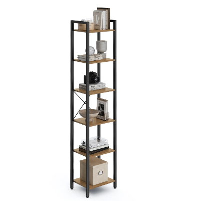 Picture of Furnix Static Bookcase Entry Furniture Hall Stand & Shelving – Multi-Purpose Bookshelf for Living Room, Bedroom & Office by Furnix