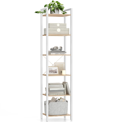 Picture of Furnix Static Bookcase Entry Furniture Hall Stand & Shelving – Multi-Purpose Bookshelf for Living Room, Bedroom & Office by Furnix