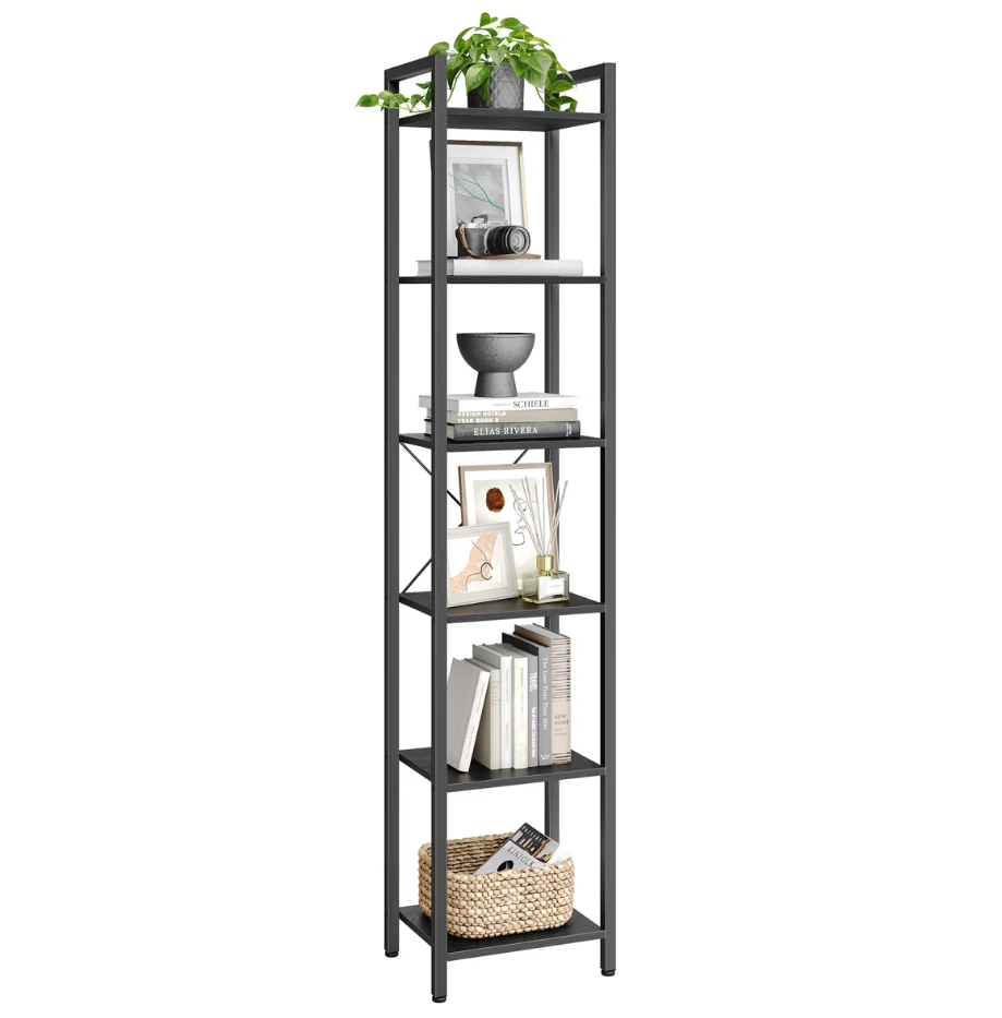 Picture of Furnix Static Bookcase Entry Furniture Hall Stand & Shelving – Multi-Purpose Bookshelf for Living Room, Bedroom & Office by Furnix