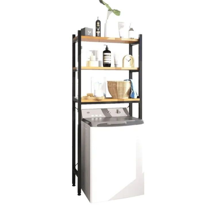 Picture of Furnix Storage Rack Above Washing Machine – Space-Saving Laundry Room & Bathroom Organizer, Metal Detergent Rack for Efficient Storage by FurnixBD