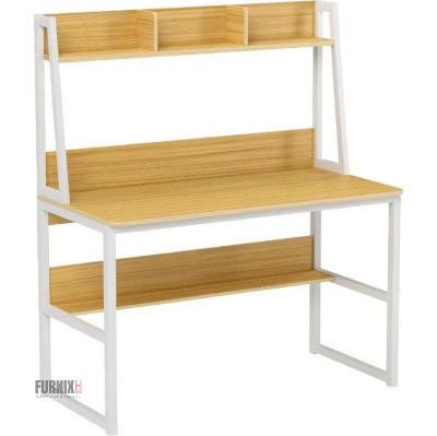 Picture of Furnix Multi-Purpose Computer Table Reading Desk, Metal Body Spacious Desktop Table, Long Lasting and Comfortable Reading Table for Home or Office Use by Furnix