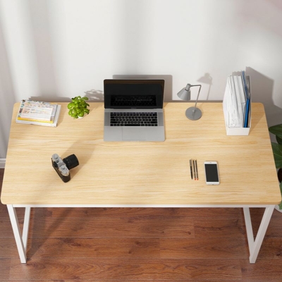 Picture of Furnix Furnix Stylish Rectangular Natural Wood Office Desk L40*W20*H30 Inches