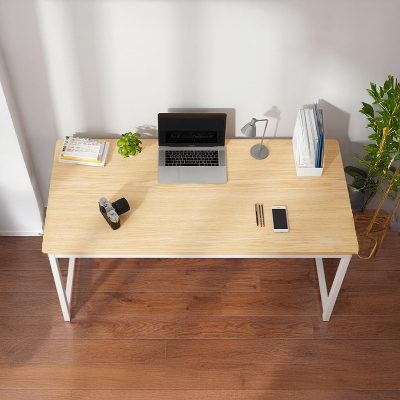 Picture of Furnix Furnix Stylish Rectangular Natural Wood Office Desk L40*W20*H30 Inches