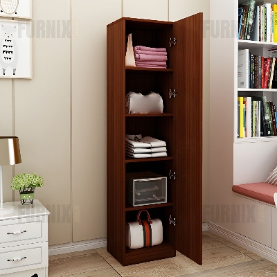 Picture of Furnix Sleek Single-Part Almirah Cupboard 1 Door 2 Drawer Almari Cabinet with Modern Design by Furnix Home Decor & Furniture