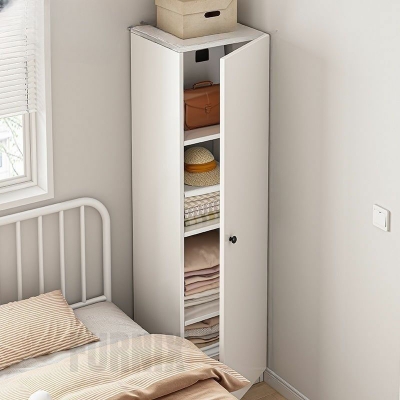 Picture of Furnix Sleek Single-Part Almirah Cupboard 1 Door 2 Drawer Almari Cabinet with Modern Design by Furnix Home Decor & Furniture