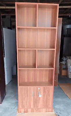 Picture of Furnix Bibliophile Book Shelf Shelving Stand Display Shelve Engineered Wood Bookshelf Showpiece Rack with Storage Cabinet by Furnix