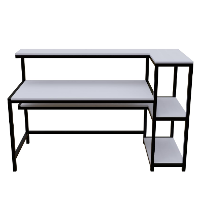 Picture of Furnix 48 Inches Computer Table with Open Storage – Large MDF Study Table for Home Office, Workstation, and Study Room by Furnix