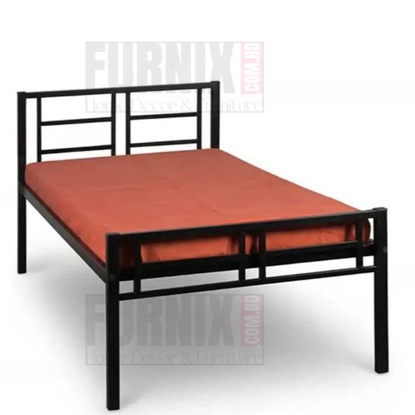 Picture of Furnix Metal Divan Bed 48x76 Inch Heavy Duty Steel Frame Single Size Bed Strong and Durable Bedroom Furniture by Furnix.com.bd