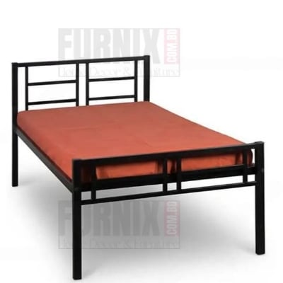 Picture of Furnix Metal Divan Bed 48x76 Inch Heavy Duty Steel Frame Single Size Bed Strong and Durable Bedroom Furniture by Furnix.com.bd